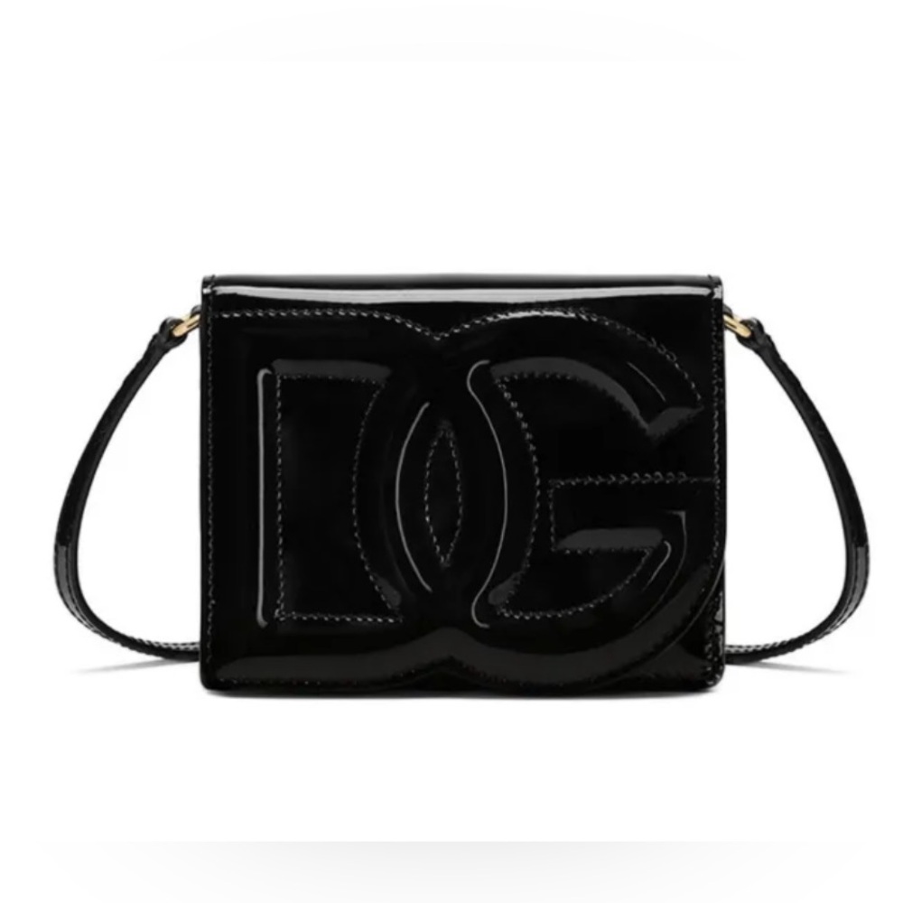 Dolce and Gabbana black crossbody purse
